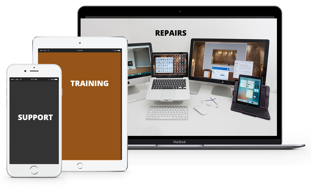 Apple Mac repairs, training and support